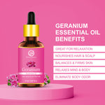 Thumbnail for Nuerma Science Geranium Essential Oil for Healthy Skin & Hair