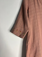 Thumbnail for trueBrowns Blush Pink Gauza Co-ord Set