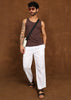 Fabmade Ivory Drift Linen Pyjama - Distacart