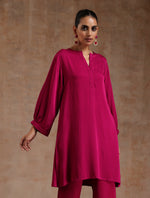 Thumbnail for trueBrowns Pink Modal Satin Relax Co-ord Set - Distacart