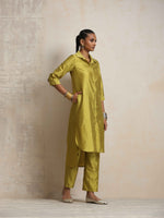 Thumbnail for trueBrowns Green Shirt Kurta Set - Distacart