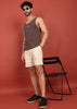Fabmade Men Beige Cotton Regular Shorts - Distacart