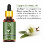 Thumbnail for Nuerma Science Cajeput Essential Oil For Skin, Body & Hair Care