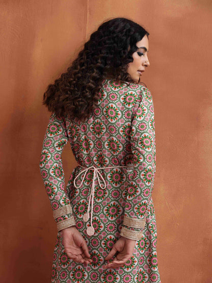 trueBrowns Light Gold Embellished Belt - Distacart