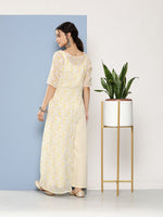 Thumbnail for Ahalyaa Printed Waist Tie-Ups Basic Jumpsuit - Distacart