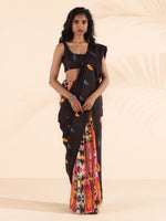 Thumbnail for trueBrowns Cola Muslin Ikat Saree