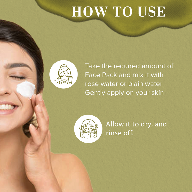 Khadi Natural Gold Thermo Herb Face Pack - Distacart