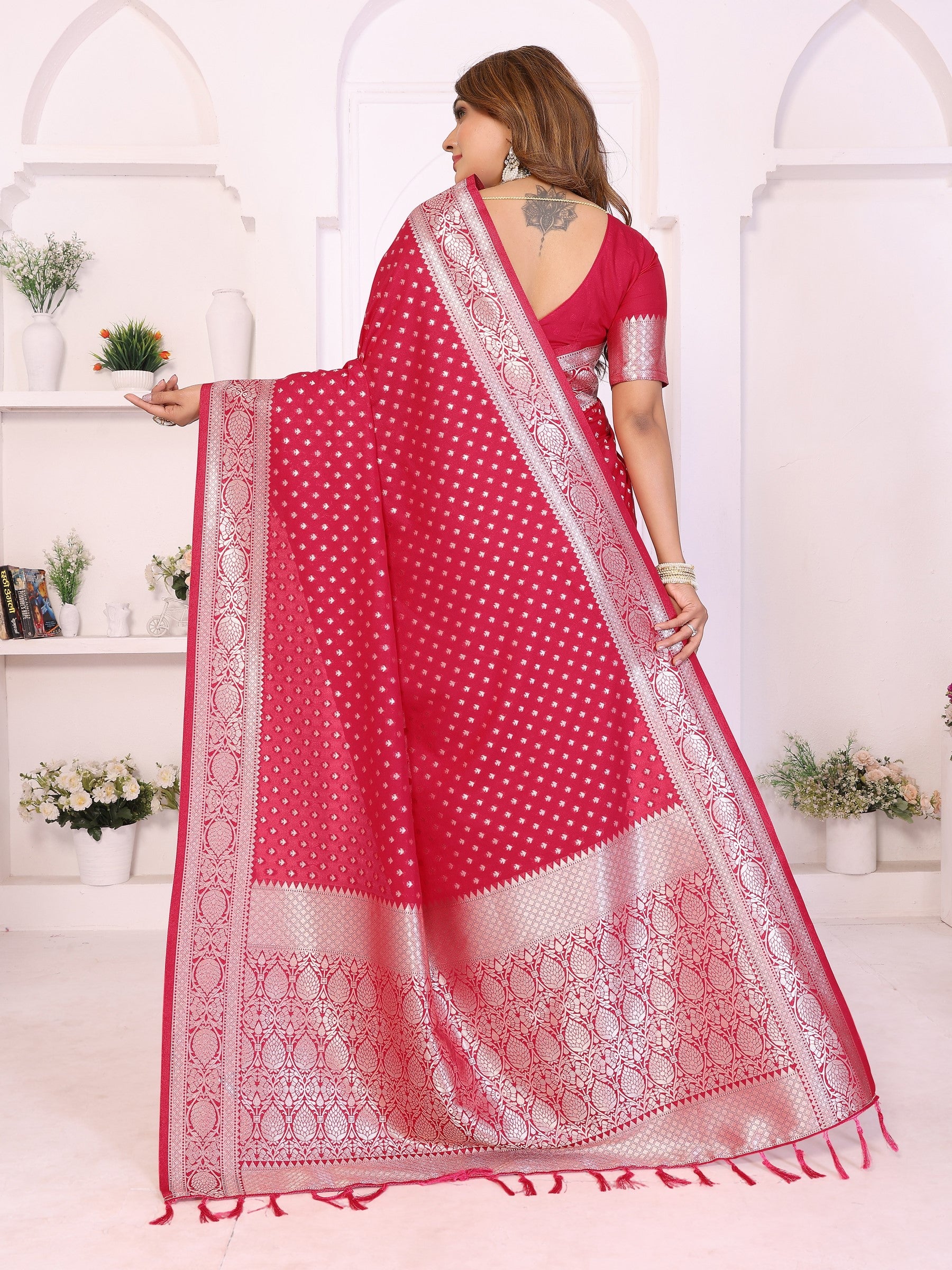 Anaita Premium Georgette Silk Saree - Distacart
