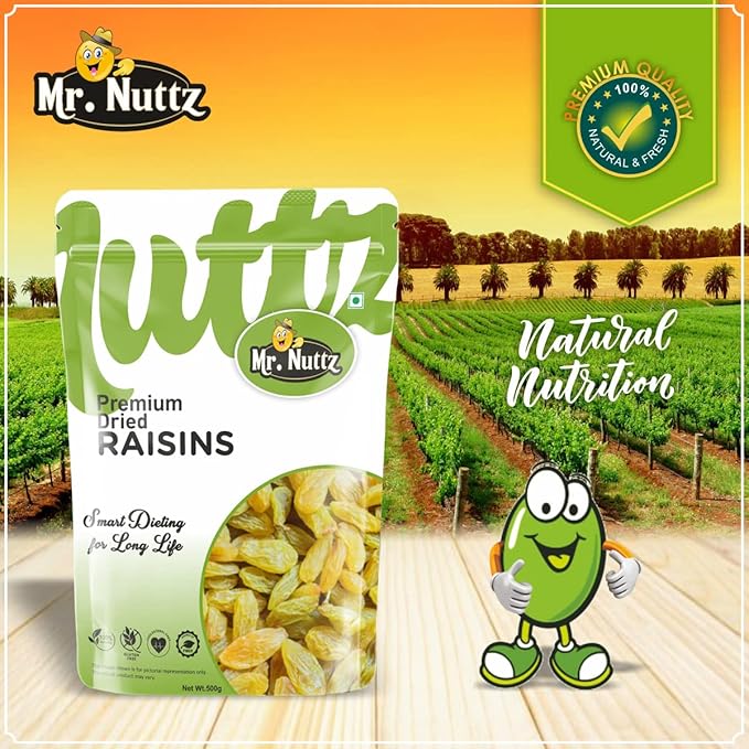 Mr. Nuttz Green Raisins Pouch - Dista
