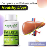 Thumbnail for Health Veda Organics Plant Based Liver Detox Capsules - Distacart