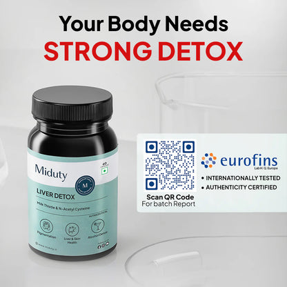 Miduty by Palak Notes Liver Detox Capsules - Distacart