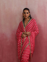 Thumbnail for trueBrowns Pink Muslin Silk Saree - Distacart