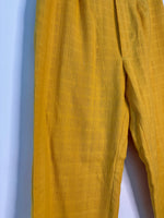 Thumbnail for trueBrowns Mustard Gauze Dobby Pant