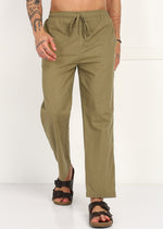 Thumbnail for Fabmade Olive Root Linen Pyjama - Distacart
