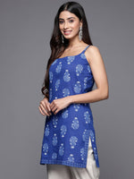 Thumbnail for Ahalyaa Floral Printed Pure Cotton Tunic - Distacart