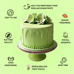 Thumbnail for confect lime green sugarpaste br b 250 gms b
