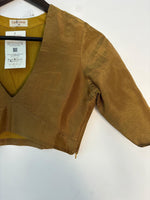 Thumbnail for trueBrowns Gold Tissue Blouse