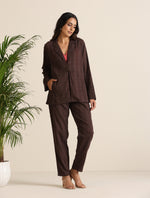 Thumbnail for trueBrowns Cola Cotton Dobby Pant Suit Set