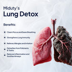 Thumbnail for Miduty by Palak Notes Lung Detox Cleanse Supplement Capsules