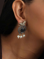 Thumbnail for trueBrowns Silver Gold Tone Bird Stud Earrings - Distacart