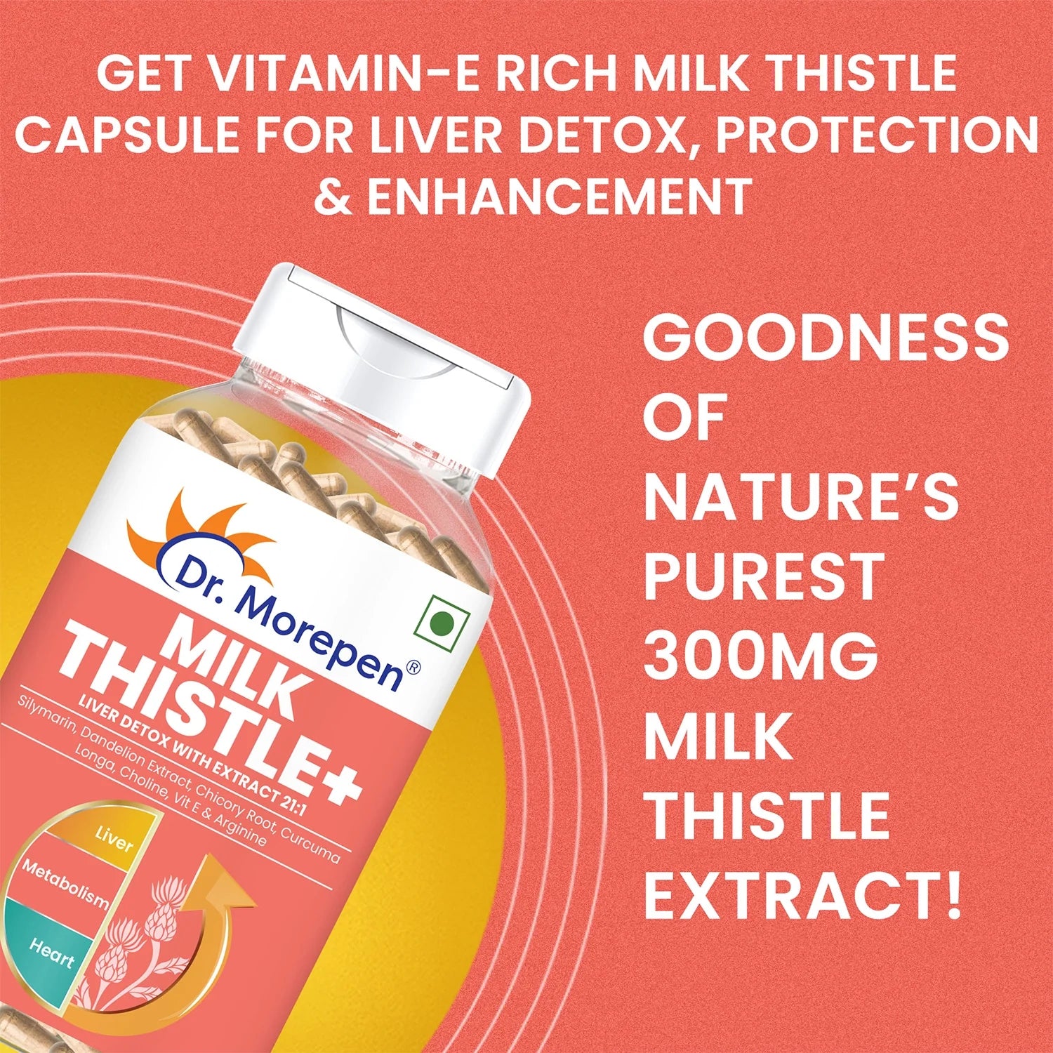 Dr. Morepen Milk Thistle + Weight Gainer Combo