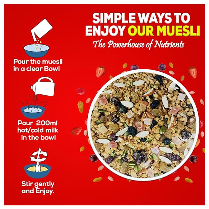 Yum Yum Fruit, Nuts & Seeds Muesli Jar - Dista