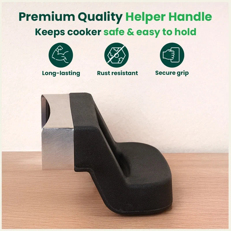 The Indus Valley 3.5L & 5.0L Triply Outer Lid Pressure Pan Helper Handle - Dista