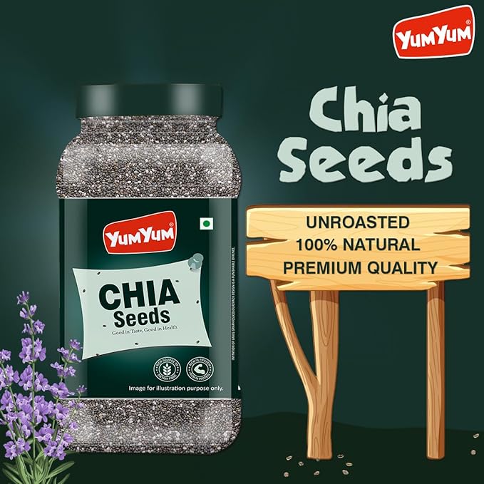 Yum Yum Raw Chia Seeds Jar - Dista