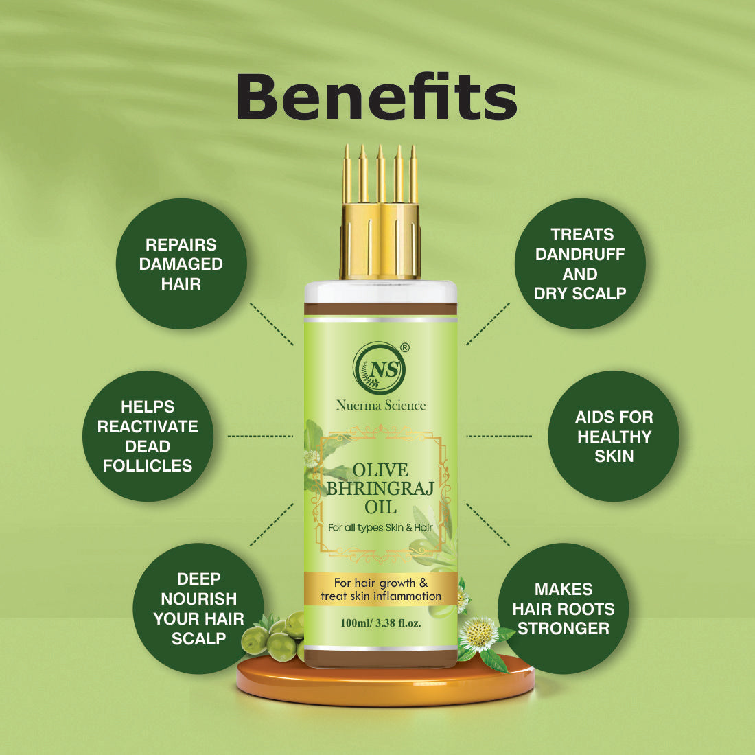 Nuerma Science Olive Bhringraj  Oil