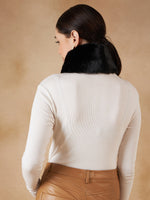 Thumbnail for InWeave Black Fur Neckpiece
