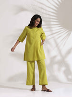 Thumbnail for trueBrowns Lime Slub Co-ord Set
