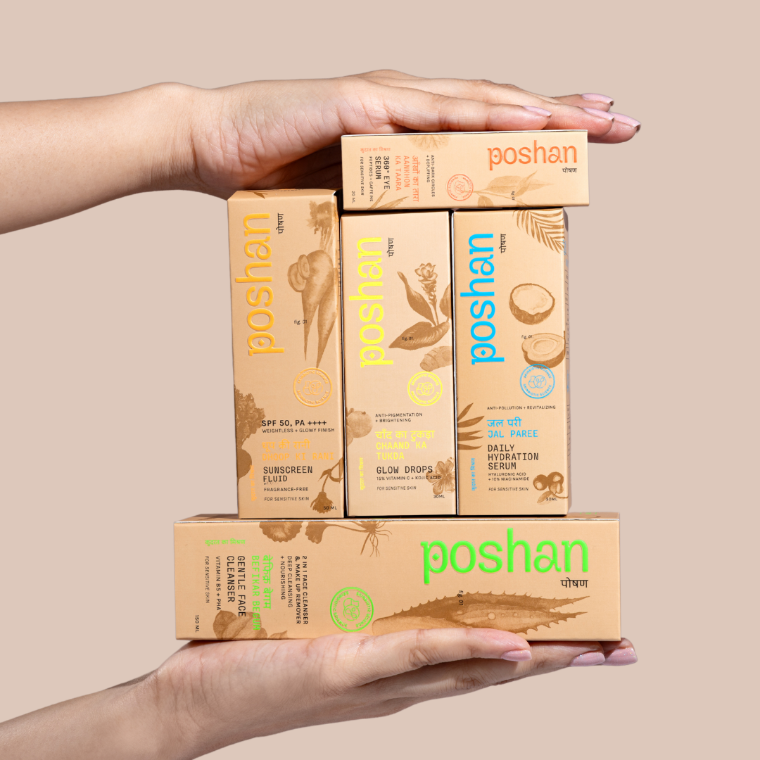 Poshan Skincare Sampoorn Poshan - Complete Routine - Dista