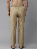Thumbnail for Fabmade Men's Khaki Cotton Pyjama