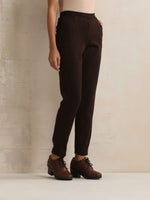Thumbnail for trueBrowns Brown Woollen Pants