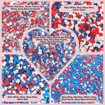 Thumbnail for confect patriotic sprinkles heart star sprinkles pearls jimmies ultimate avenger sprinkles pack of 5 j4 07