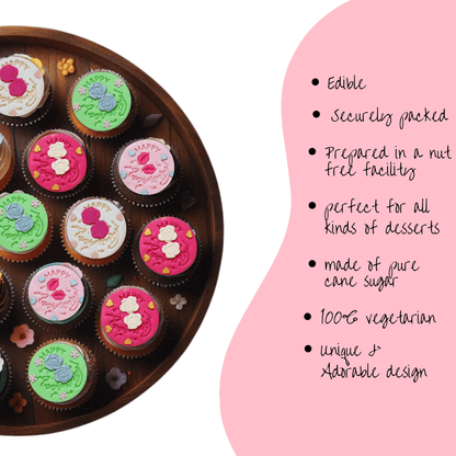 confect celebration toppers for cakes cupcakes celebration toppers 100gms ct 02