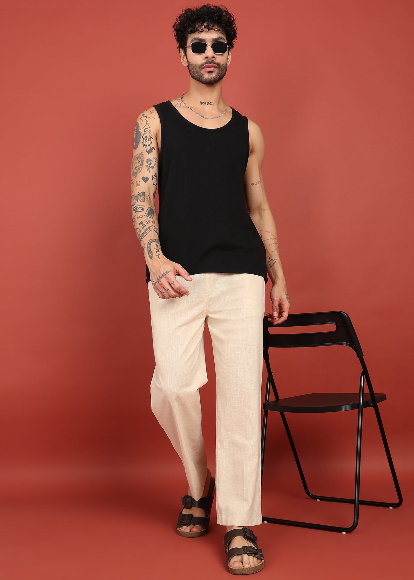 Fabmade Ivory Comfort Linen Pyjama - Distacart