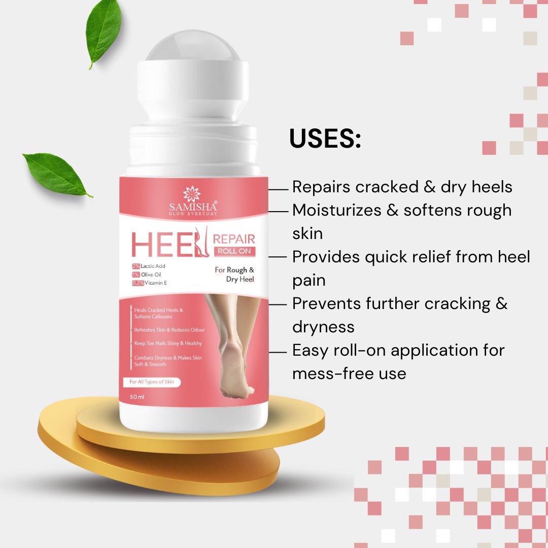 Samisha Foot Cream & Heel Repair Roll On - Distacart