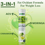 Thumbnail for BOOSTIQ Apple Cider Vinegar With Moringa Effervescent Tablets - Green Apple Flavour - Distacart