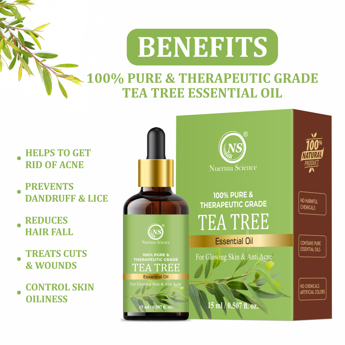 Nuerma Science Tea Tree Essential Oil