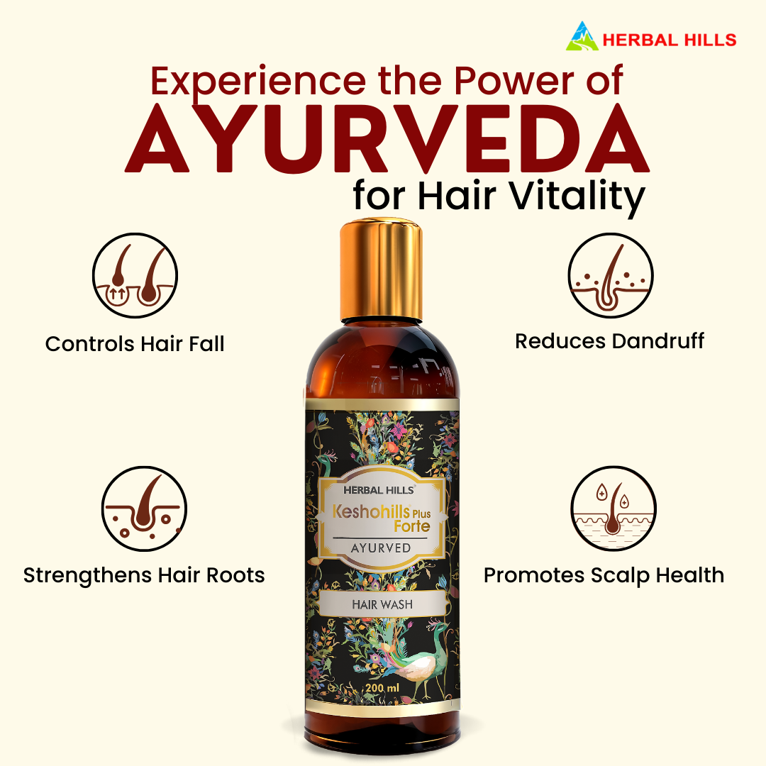 Herbal Hills Keshohills Plus Forte Hair Wash - Distacart