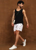Fabmade Leaf Whisper Linen Shorts - Distacart
