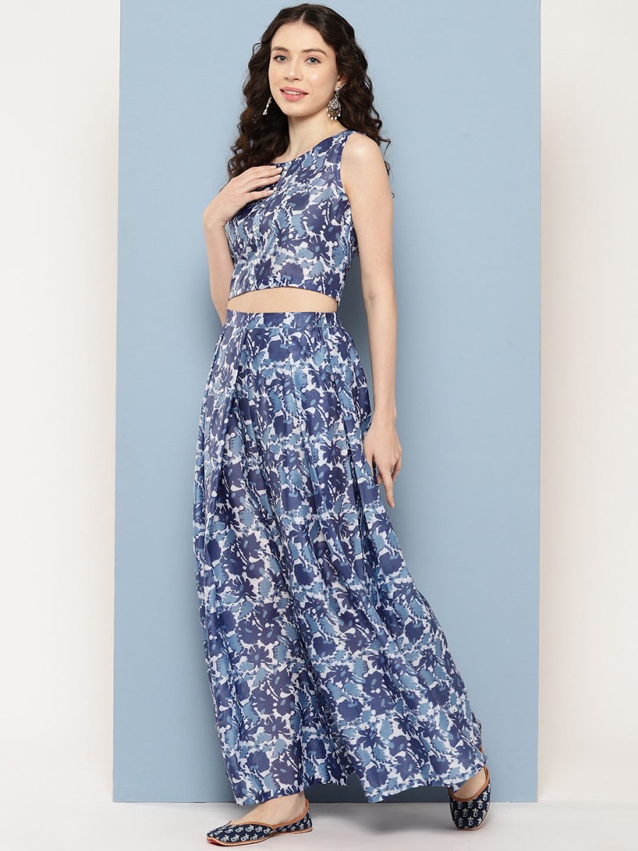 Ahalyaa Printed Ethnic Co-Ords - Distacart