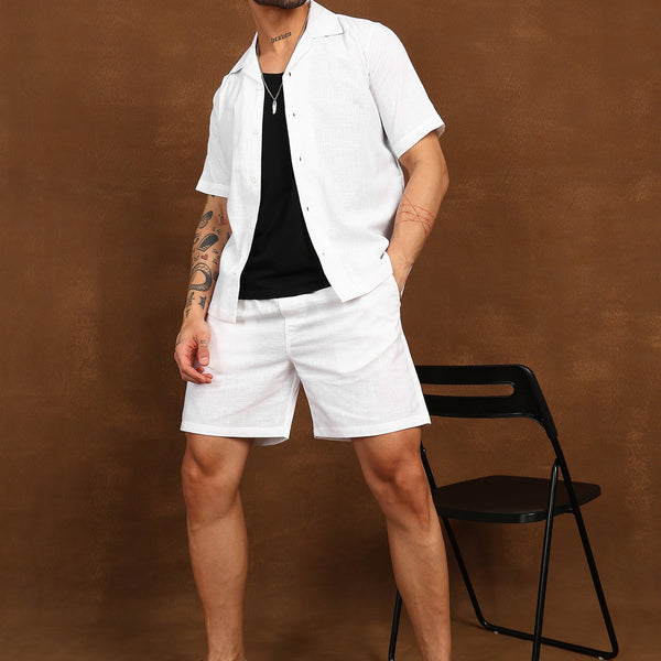 Fabmade Pure Ease Linen Co-Ord Set - Distacart