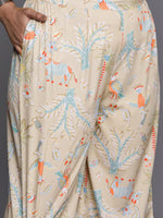 Thumbnail for Ahalyaa Women Plus Size Printed Regular Gotta Patti Kurta with Palazzos - Distacart