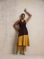 Thumbnail for trueBrowns Cola Silk Kurta Set