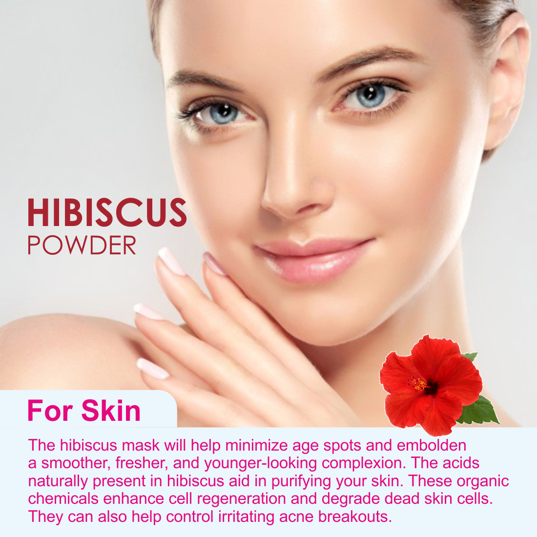 Nuerma Science Hibiscus Bio Organic Powder For Hair & Skin - Distacart
