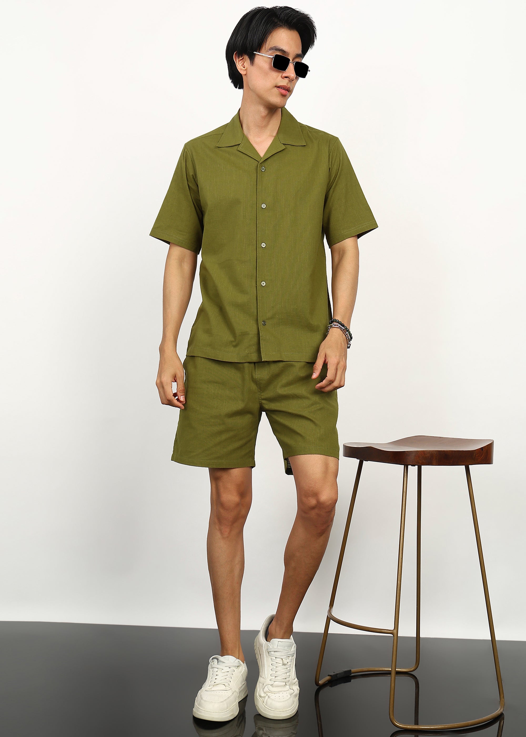 Fabmade Olive Ease Co-Ord Set - Distacart