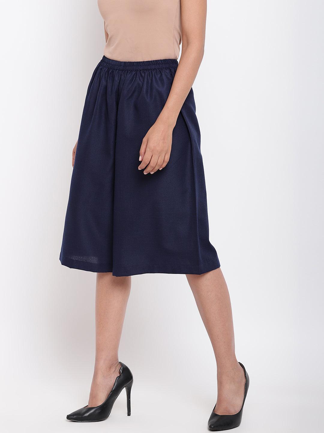 trueBrowns Linen Cotton Blue Pant - Distacart