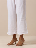 Thumbnail for trueBrowns Cotton White Weave Pant - Distacart
